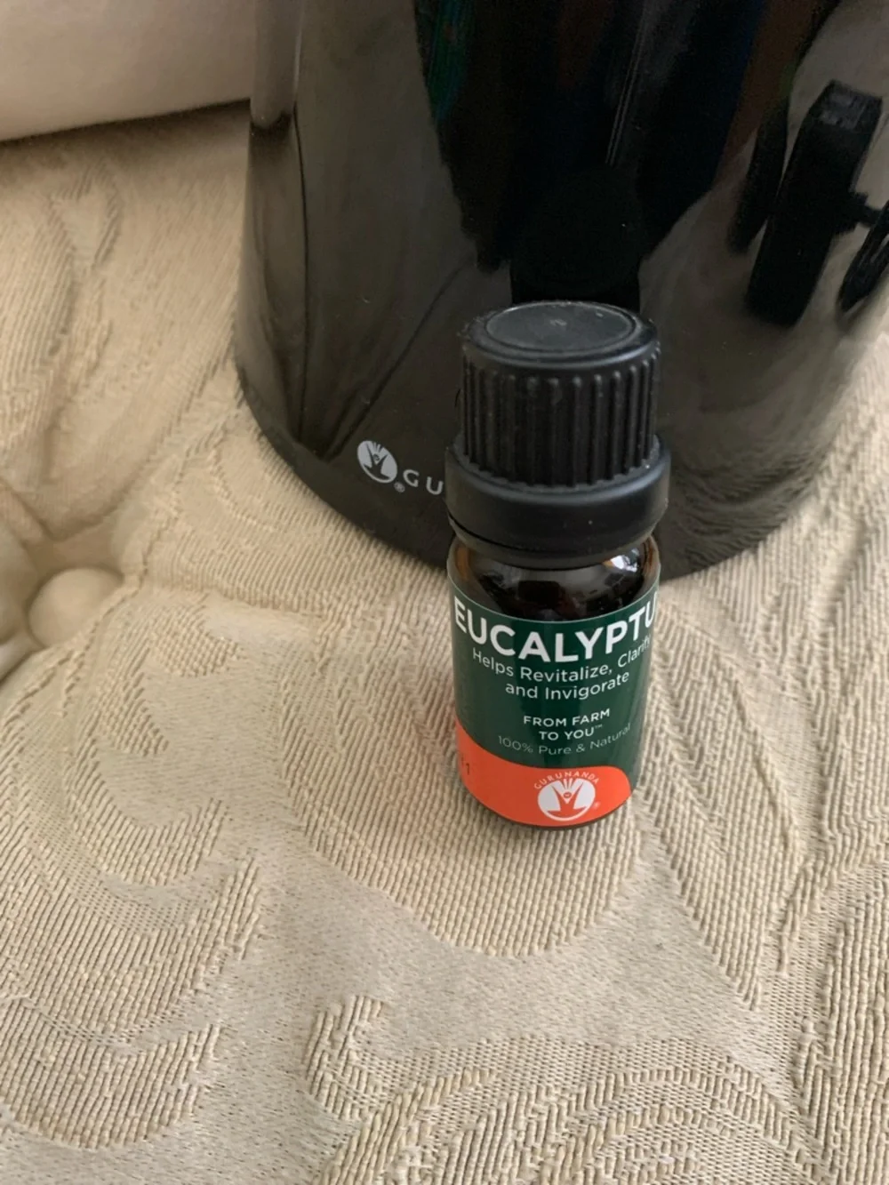 Black Ultrasonic Aromatherapy Diffuser